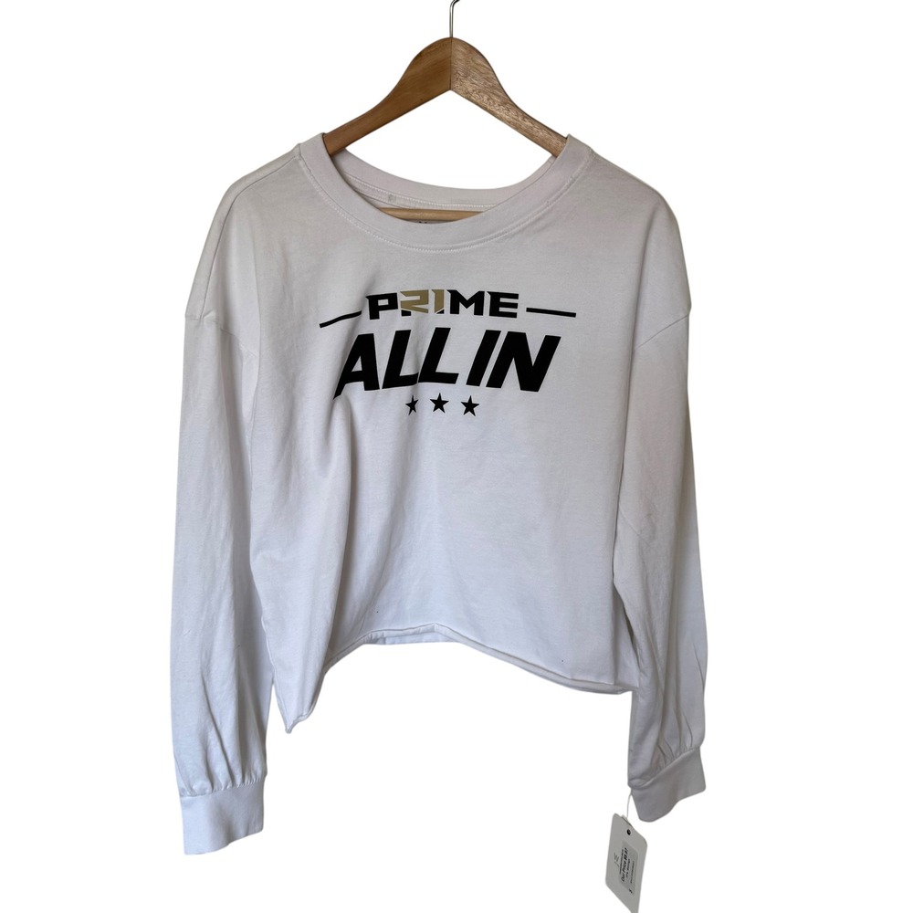WEAR‎ by Erin Andrews Coach Prime Top Womens S White New Prime All In Graphic